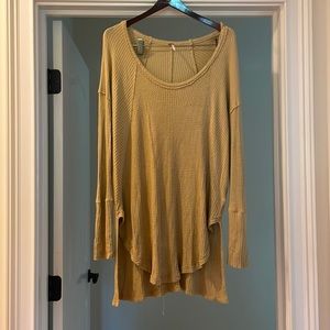 Free People Thermal: Medium, Mustard